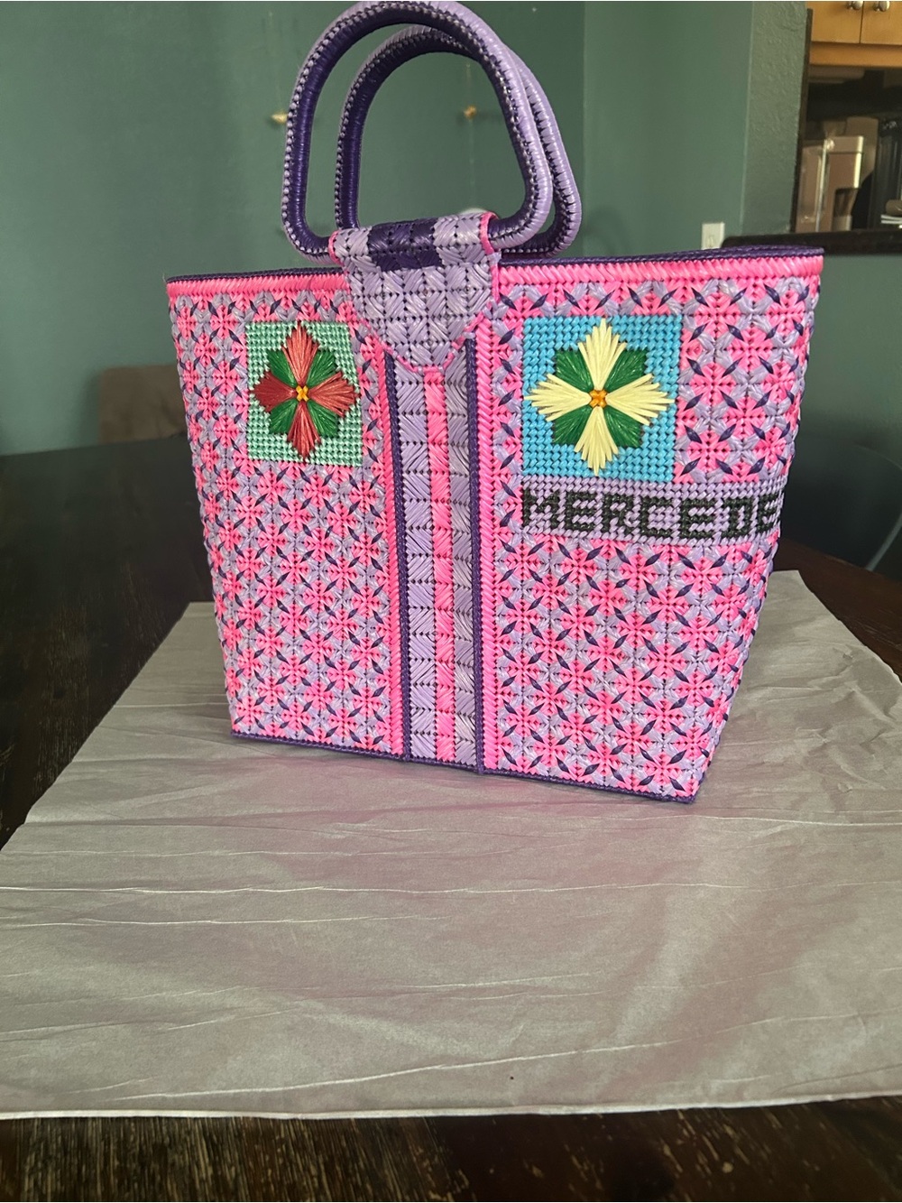 Handmade Artisan Eco-friendly Woven  Bag - Resort Collection | Recycled Plastic